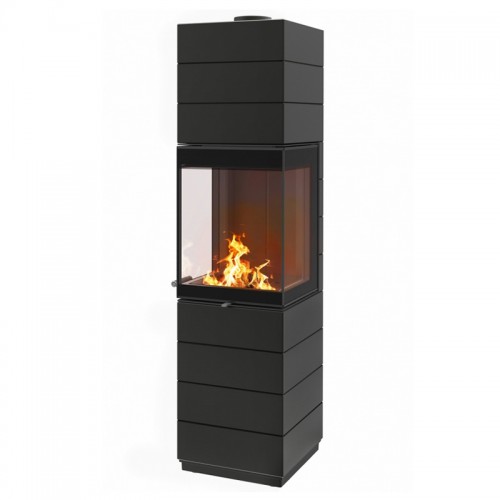 Corna PS - litinová krbová kamna černý lak Krbová kamna